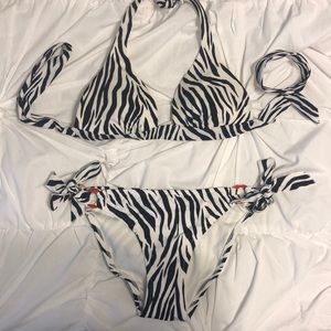 Victoria’s Secret zebra print bikini